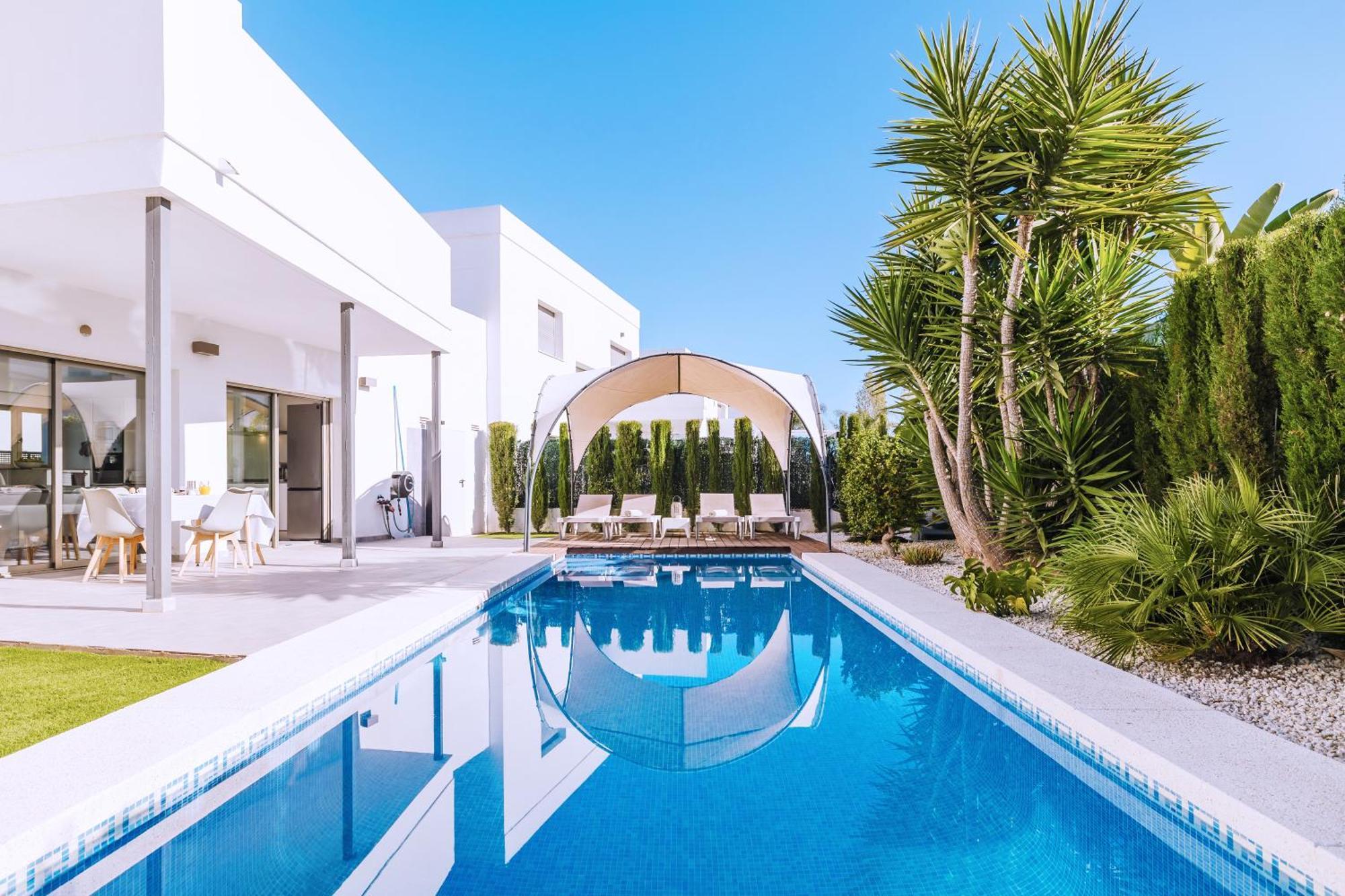 Casa Coco Stylisches Beachhouse Mit Pool & Sundeck Els Poblets Denia Esterno foto