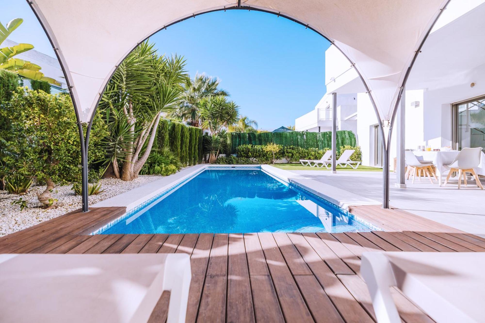 Casa Coco Stylisches Beachhouse Mit Pool & Sundeck Els Poblets Denia Esterno foto